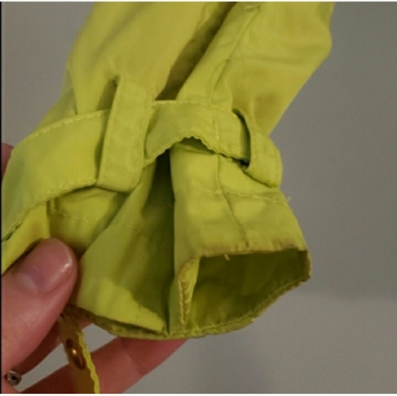 Trina Turk Anorak Hamptons Neon Yellow Jacket Size small - Picture 7 of 9